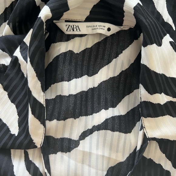 Zara zebra dress - Picture 2 of 2